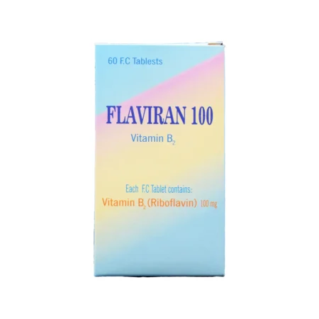 FLAVIRAN VITAMIN B2 100MG TAB 60PCS