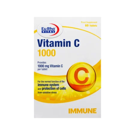 VITAMIN C 1000MG EURHOVITAL TAB 60PCS