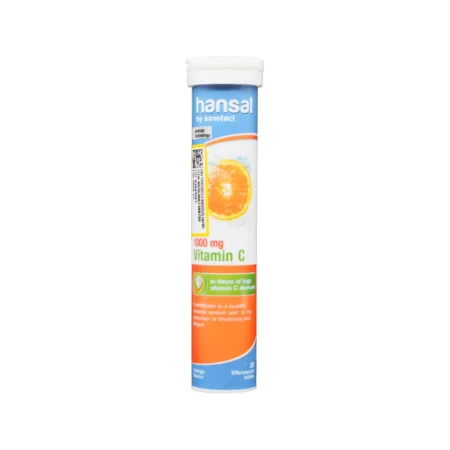VITAMIN C 1000MG HANSAL TAB EFF 20PCS